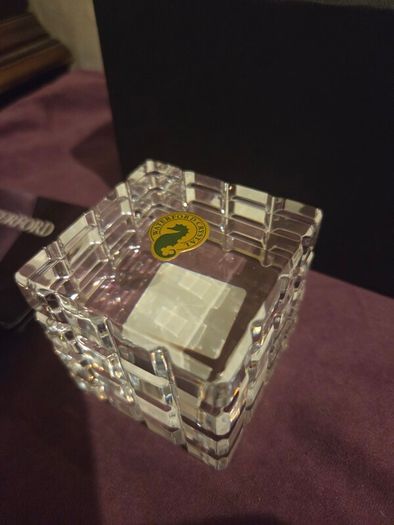 Waterford Crystal Cube Paperweight