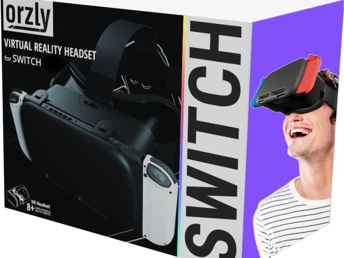 Headset designed for Nintendo Switch & Switch oled console with adjustable Lens for a virtual reality gaming experience and for Labo VR (FREE POSTAGE)