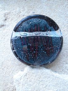 Hand crafted glass brooch,Jewellery,Brooch