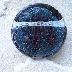 Hand crafted glass brooch,Jewellery,Brooch