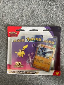 Pokemon 30th Anniversary Tech Sticker Collection 3 Pack Blister