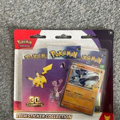 Pokemon 30th Anniversary Tech Sticker Collection 3 Pack Blister