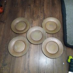 Set of 5 Rare vintage Inter Continental Hotel Dublin Engraved Copper Plates, 1960s