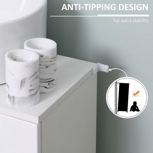 Under Sink Cabinet, Bathroom Vanity Unit, Pedestal Under Sink Design, Storage Cupboard (FREE SHIPPING)