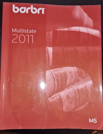 New York State Bar Barbri exam books