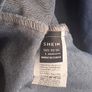 Loose-fit denim maxi dress. Image 8