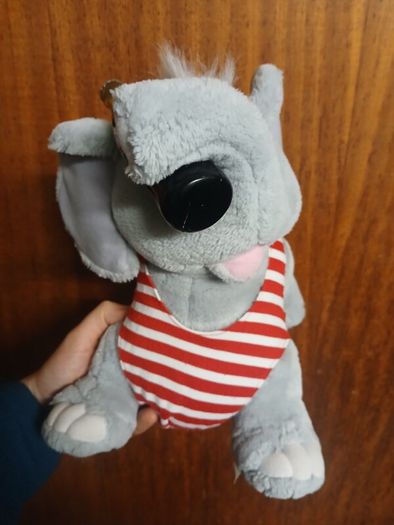 Vintage Coca-Cola elephant soft toy