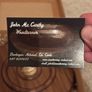 Brand new handmade wooden wine bottle and glass caddy Image 5