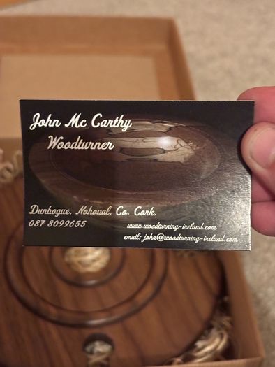 Brand new handmade wooden wine bottle and glass caddy
