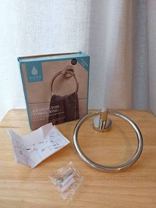 Stainless Steel Towel Ring/Holder (New In Box)