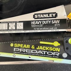 Stanley / SpearJackson Hand Saws x 2