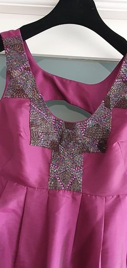 PIED A TERRE magenta embellished Sz 10