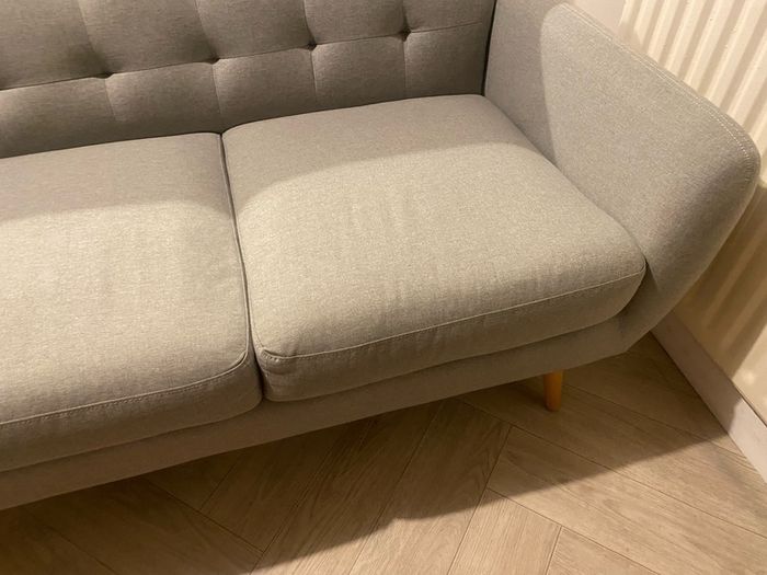 2 Seater Light Grey