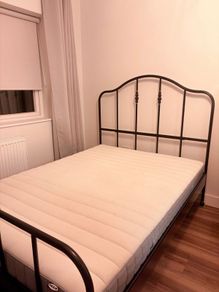 Double Bed & Mattress from IKEA ' SAGSTUA'