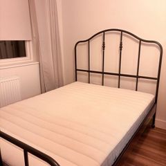 Double Bed & Mattress from IKEA ' SAGSTUA'
