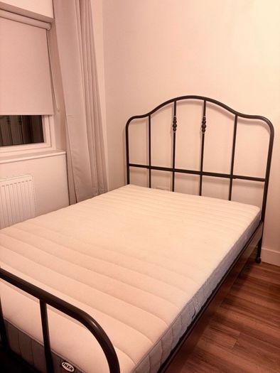 Double Bed & Mattress from IKEA ' SAGSTUA'