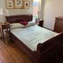 Traditional Wooden Double Bed + Bedside Tables Image 2