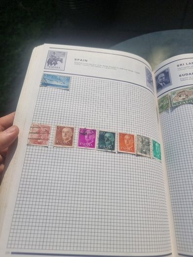 Stanley Gibbons World Collector Stamp Album With Many Stamps Included