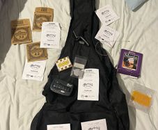 Grimshaw Acoustic Guitar with bag, strings, capo included
