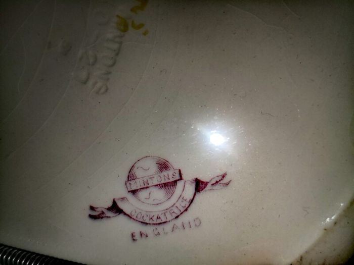 Mintons Cockatrice antique plate