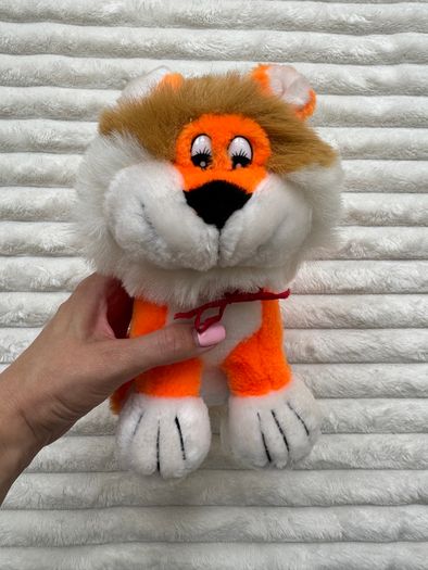 PMS Orange Cat Plush Soft Used Vintage Please look at the pictures