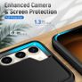 Samsung S22 Back Protective Cover - Thin Case Shock Absorb , Black, Red, Blue Image 2