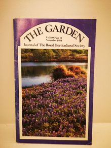 The Garden Vol 109 Part 11, November 1984, Journal of The Royal Horticultural Society