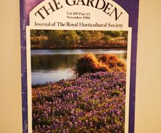 The Garden Vol 109 Part 11, November 1984, Journal of The Royal Horticultural Society
