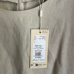 BNWT linen cream dress part two 38