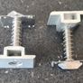 10x Solar Panel Mid-Clamps with Spring & T-Nut - Brand New Image 2