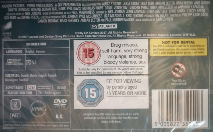 Riviera - Season 1 [2017] Julia Stiles, Anthony LaPaglia, Lena Olin, Adrian Lester, Iwan Rheon, Dimitri Leonidas & Roxane Duran [DVD TV Boxset] STILL SEALED