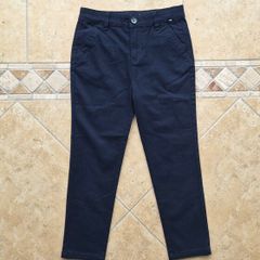 Boys navy chinos