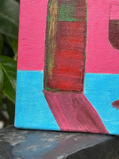 Mini Art - Original Wine Art on Canvas