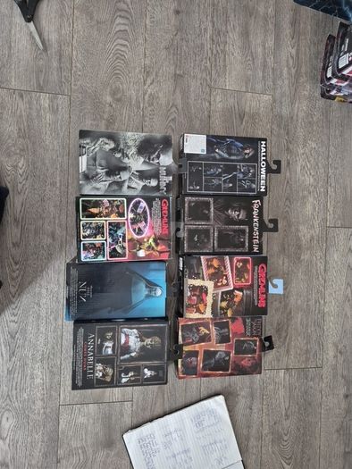 neca horror figs for sale,annabelle,gremlins,mummy,halloween,frankenstein,jason,nun