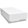 Coffee Table High Gloss White Image 2