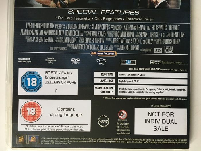 Die Hard 1-4 Collection [1988-1995] Bruce Willis [4xMovie DVDs]
