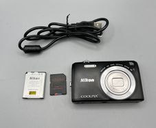 Nikon coolpix S6700 Digital Camera - Black 20.1 MP - Full Kit - Excellent Cond