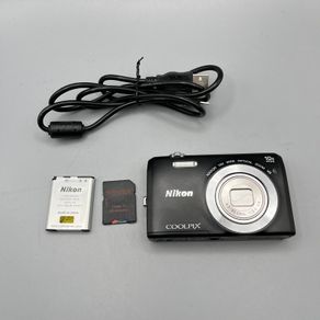 Nikon coolpix S6700 Digital Camera - Black 20.1 MP - Full Kit - Excellent Cond