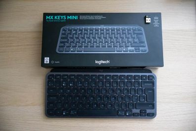 Logitech MX Keys Mini Wireless Keyboard + Logi Bolt USB Receiver