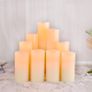 LED Candles, OSHINE Flameless Candles (H 4"5" 6"7" 8"9") Set of 9 Real Wax Pillar Flickering Battery Candles With10-key Remote Control Timer 300 Hours(Not Included Batteries)choice suit for all ages from children to Image 2
