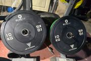 hit fitness 10kg bumper plate set