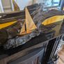 Bog Oak Galway Hooker Statue Image 2