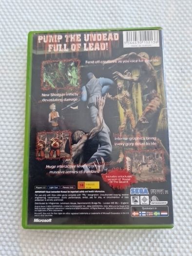 House of the Dead III 3 Xbox Original Games Original