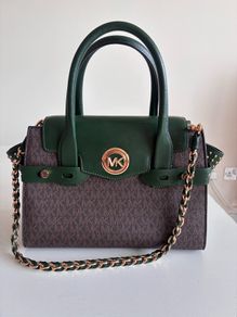 micheal kors Carmen small logo belted satchel