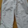 3/4 length White Shorts.   Age 9-10 Image 3
