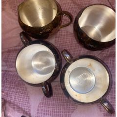 silver plated serving jugs & dishes