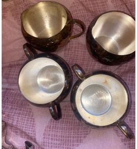silver plated serving jugs & dishes