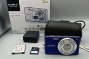 Sony Cyber-shot DSC-W730 16.1MP Digital Camera Blue - Boxed - READ
