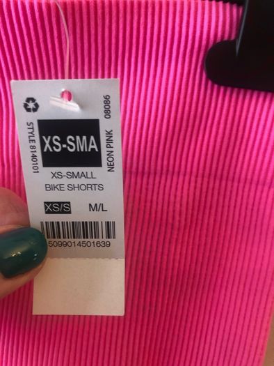 New pink shorts (XS)