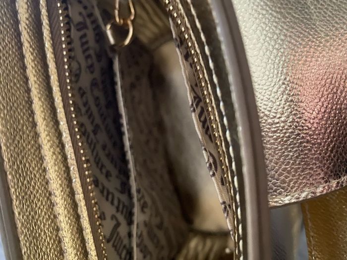 Juicy Couture gold handbag